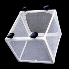 미니 부화통 치어통 수조 어항 분리망 수족관 치어 물고기 산란 격리 보호 걸이형 부착식, S, 1