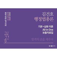 메가공무원 2022 김건호 행정법총론 기본+심화 이론 All in One 보충자료집, 메가스터디교육