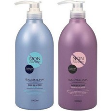 쿠마노 살롱 링크 무실리콘 컨디셔너 1000ml + 샴푸 1000ml, 1L, 1세트