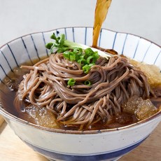 쫄깃탱글! 정통 생면 메밀소바 세트 (소스 포함), 6세트, 150g
