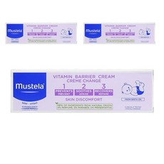 무스텔라 비타민 배리어 다이퍼 크림 123, 3개, 100ml