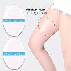 [베스트 허벅지 안쪽 마찰 방지] 러닝 사이클 오버사이즈 고신축 피부 보호 투명 패드 10P, 1개, 20개입