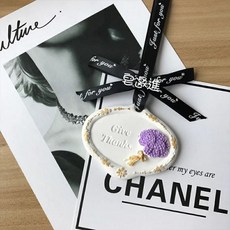 祝福花束香磚模擴香石模矽膠模 可製作香皂與擴香石 尺寸7.4x5.9x1cm, 1個