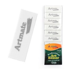 아트메이트 미술 전문용 지우개 10입 화방, 1세트