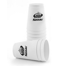 낫소 스포츠 스택스 12개입 스피드 컵쌓기 놀이, 화이트, 본품