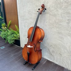 巴哈樂器 4/4 虎紋霧面大提琴，附全配件, 詳見包裝