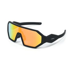 DEPHILA 남성용 여성용 스포츠 선글라스 청소년 야구 자전거 타기 사이클링용 편광 선글라스 UV400 보호 기능 A03-화이트/블루 프레임 단일 사이즈, A02-블랙/오렌지 프레임