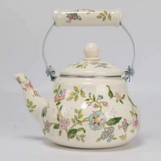 법랑 드립용 주방용 인덕션용 물끓이는 티팟 에나멜 소형, 1L 이상, 1L, 2L 아로마틱 주전자