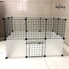 DIY 강아지 울타리 철망 1P 반려동물 안전 펜스 그물 휀스 높이 철조망 구멍 양계망, 1개, 단일