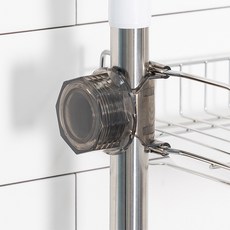 할메이드 압축봉 식기건조대 부속 클램프, 1개, 1단