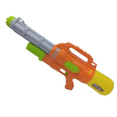 霸氣造型水槍，超大容量水箱，遠射程水槍玩具，兒童戲水玩具，夏日戶外水槍大戰必備, 橘色, 1個