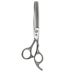 Lion美髮批發選賣 打薄剪刀 美髮剪刀 平齒 SC11-1 經典款6吋無痕剪刀 剪髮剪刀 15%, 1個, 銀色, SC11-1 打薄剪刀