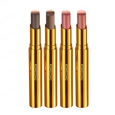 1/1+1 골드 다이아 3색 그라데이션 아이섀도우 스틱 펄 아이섀도우 스틱 무펄 아이섀도우 스틱 다용도 아이메이크업​/촉촉한 발림성, [2+2]03#반짝이는 로즈*4