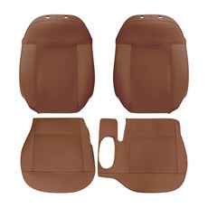 루젠 캐스퍼 시트커버 차량용 등쿠션 방석 1열, 1세트, 오렌지브라운