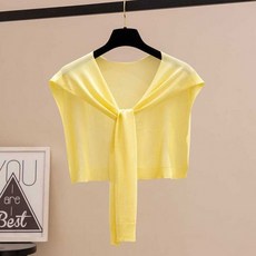시스루 페이크 가디건 어깨숄 6color