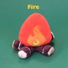 Bailey 露營系列 烤魚/營火 啃咬寵物玩具 (沙沙聲/啾啾聲), 1個, 營火