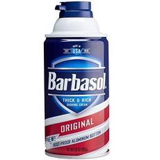 Barbasol 두껍고 풍부한 쉐이빙 크림 오리지널 283g Barbasol Thick and Rich Shaving Cream Original 10 oz (Pack of 2, 1개