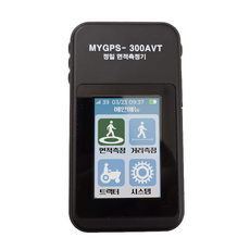 MYGPS-300AVT 터치스크린 한글음성지원 면적측정기 면적측정용GPS 휴대용GPS, 1개, 검은색