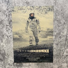 老番顛 星際效應 電影海報 牛皮紙復古裝飾畫