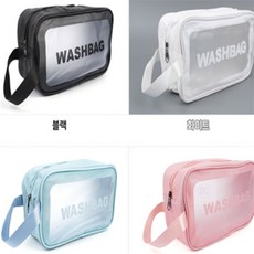 진구스디자인 PVC 다용도 방수 파우치 가방 중형 수영가방, 블랙