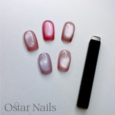Ostar Nails 心緹 美甲 美甲工具 磁鐵 貓眼膠專用磁棒 晶石貓眼 貓眼磁石, 1個, 大號強力磁鐵(防護款)-單入