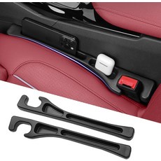 CGYISOL 카시트 갭 필러 2팩 범용 탄성 소프트 폼 시트 플러그 u2013 시트와 콘솔 사이의 채우기 휴대폰 열쇠 및 카드용 낙하 방지 가드 자동차 SUV 트럭