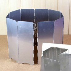 마음을끄는잡화점 접이식 10단 버너바람막이 바람막이버너 캠핑바람막이버너