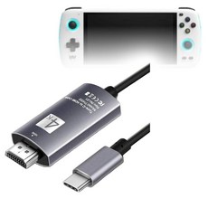 Ayn Odin과 호환되는 BoxWave 케이블 - 스마트디스플레이 USB Type-C to HDMI6피트 Odin용 CHDMI 제트 블랙, Ayn Odin과 호환되는 BoxWave 케이블 - 스