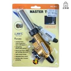 MASTER T 962C 電子噴火槍，1300°C，單鍵操作，防焰2分鐘預熱, 1個