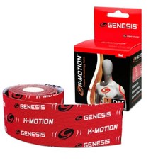 제네시스K모션 k-motion 롤타입 (레드 빨강) 스포츠 러닝 마라톤 볼링 부상 방지 테잎, 1세트, 1롤