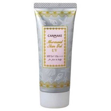 CANMAKE 人魚公主 保濕防曬凝膠 SPF50+ PA++++ 妝前乳, 1個, 02限定白色, 02限定白色