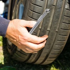 휴대용 미니 펜슬 타이어 공기압 게이지 고정밀 펜형 측정기 자동차용, 기본, 1개