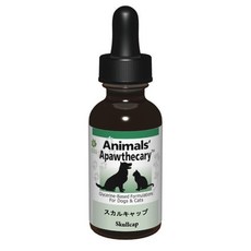 アニマルズアパスキャリー Animals' Apawthecary 강아지 반려견 영양제 p229 스컬캡 29.5ml 반려동물을 위한 허벌 서플리먼트 액상형 한 신경계를 위한., 1개