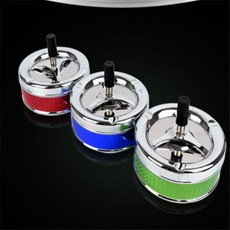 콩군하우스 뚜껑있는 원형재털이 담배재털이, 13cm