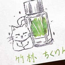 PILOT 百樂 色彩雫系列 Iroshizuku 鋼筆墨水, 1個, 竹林,5ml玻璃瓶分裝, 竹林