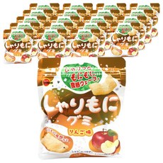 부르본 아삭쫀득 젤리 사과맛, 57g, 20개