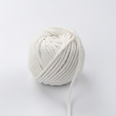 마크라메실 마크라메재료 파이핑실 빠이삥실 면사 볼, 1개, 마크라메실 볼-4mm