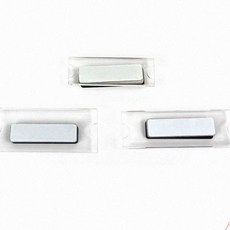 회사 식당 학교 학생 직원 옷핀없는 자석명찰 아크릴 이름표 사원증, 60x20mm