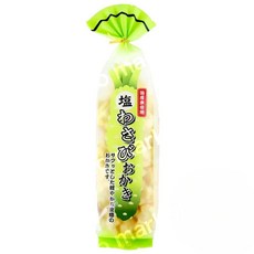 일본 세이조이시이 시오 와사비 오카키 소금 찹쌀과자 125g, 1개