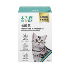 木入森 活菌寶 貓用益生菌 貓腸胃保健, 1個, 毛球 + 腸道健康, 15份