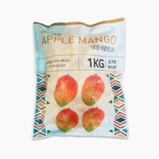 냉동애플망고 베트남산 / 아이스박스포장, 1개, 1kg
