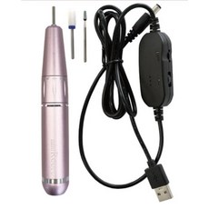 Rooro 筆型磨甲機 USB接口 附磨頭, 1個, 第五代 最新款-Rooro