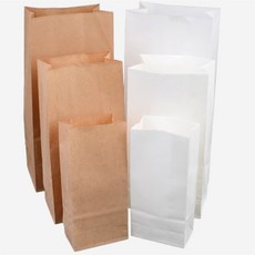 여우원숭이 각대봉투 빵종이봉투, 소 - 화이트