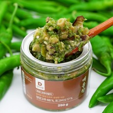 매콤찬 버섯 고추다짐이 밥상차려주는남자 250g, 1개