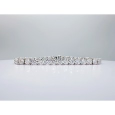 網球手鏈 單顆30分共37顆11.95克拉 PT950鉑金 培育鑽石, 1個