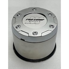 Pro Comp Wheels 7425042 센터 캡 10.8cm(4.25인치). 2개. 푸시 스루 크롬 328540, Pro Comp Wheels 7425042 센터 캡 1