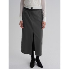 [국내매장정품] 에잇세컨즈 8SECONDS 투톤 레이어드 롱 스커트 애쉬 115927AY24 146473