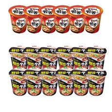 농심 튀김우동 소컵 + 오징어짬뽕 소컵, 1개