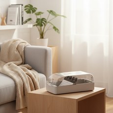 인덱스 명함박스 명함통 플라스틱 케이스 쏙템, 1개