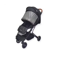 MyKidz mini 嬰兒推車 輕巧可登機 單手收摺 多段躺臥調整 升級版伯爵黑